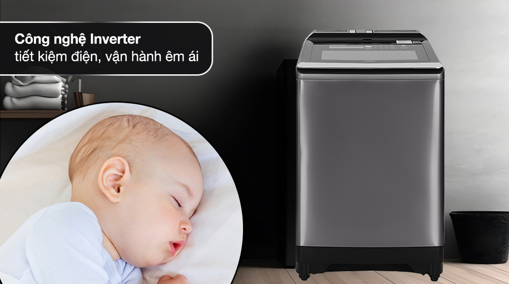 Máy Giặt Hitachi Inverter 25 Kg SF-250ZFVAD SS
