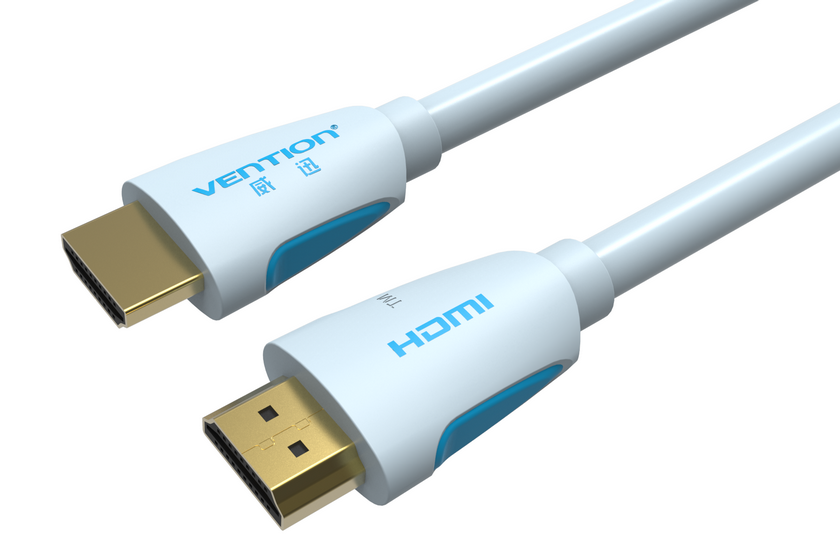 Cáp HDMI 2.0 Tròn Vention VAA-M02-B150 1.5m