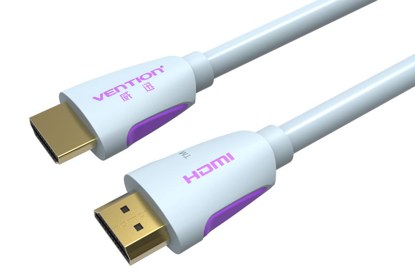 Cáp HDMI 2.0 Tròn Vention VAA-M02-B150 1.5m
