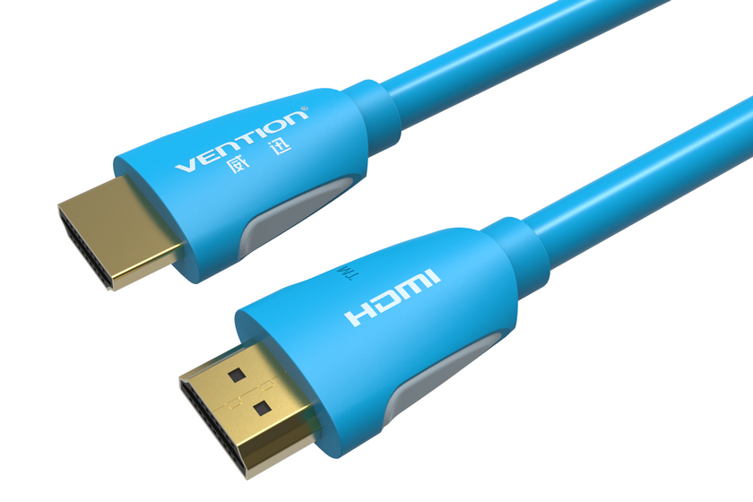 Cáp HDMI 2.0 Tròn Vention VAA-M02-B150 1.5m