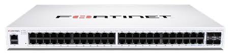 FS-148F-FPOE FortiSwitch 148F-FPOE 48 Cổng PoE+ 740W, 4 Khe Cắm SFP+ Uplink