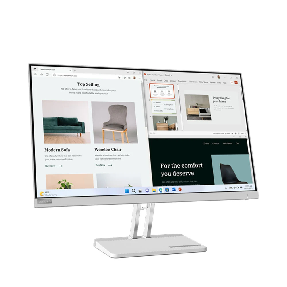 Màn Hình Lenovo L27i-40 27 Inch (1920x1080/IPS/100Hz/4 Ms)